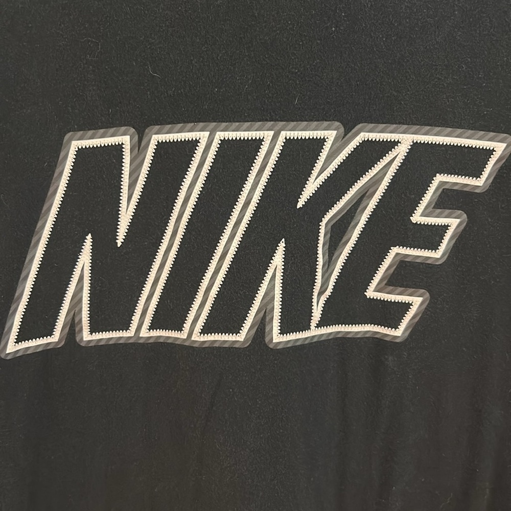 Classic Nike “The Tee” Bold Lettering Black T-Shirt Size Medium. 100% Cotton - Picture 2 of 7